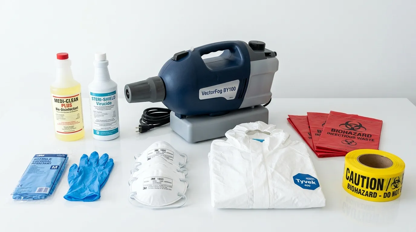 Professional biohazard remediation crew working in Inver Grove Heights