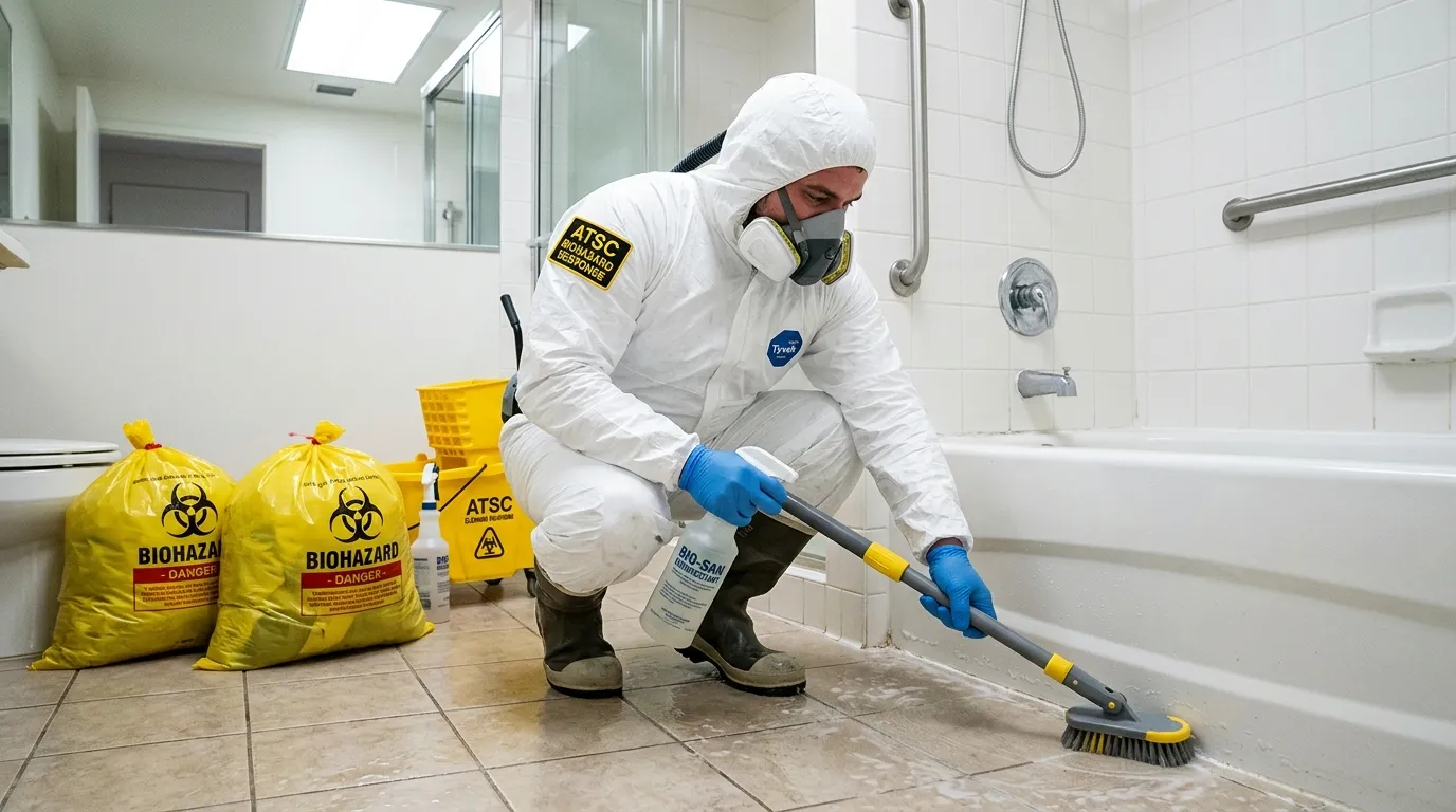 Decontamination equipment deployed for Blood Cleanup in Inver Grove Heights